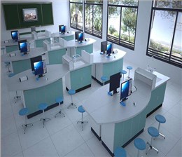 学生电脑实验桌培训实验台实验家具