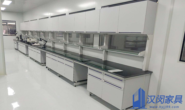 上海恒进动力科技有限公司实验室家具定制案例|汉闵实验室家具