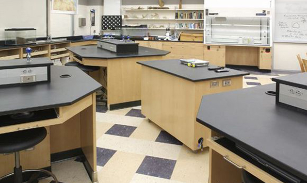 汉闵全木实验台化学实验室家具